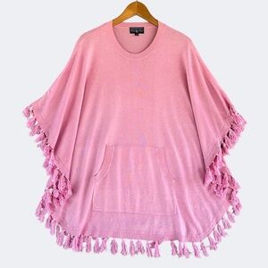 🎉 5 for $45🎉 Duffield Lane poncho top shirt size S denim